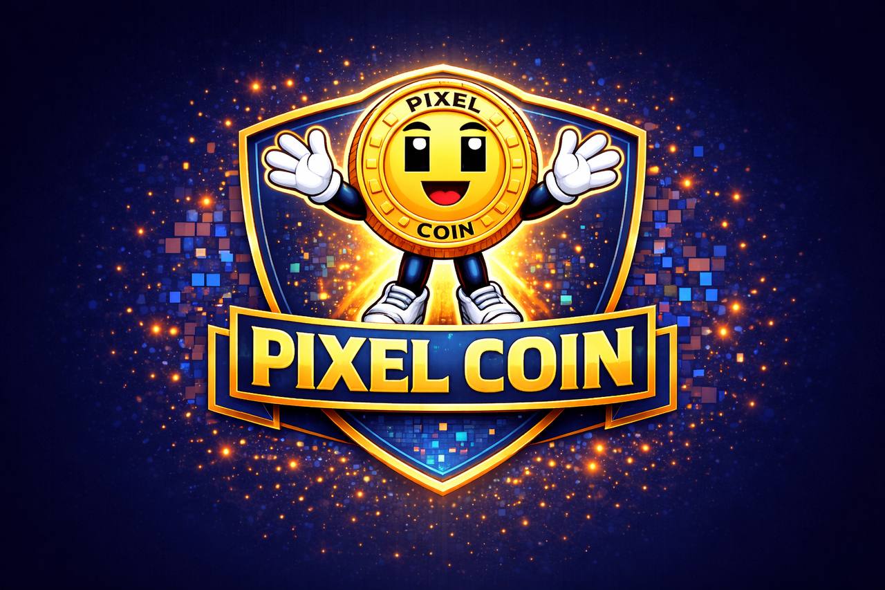 Логотип PixelCoin
